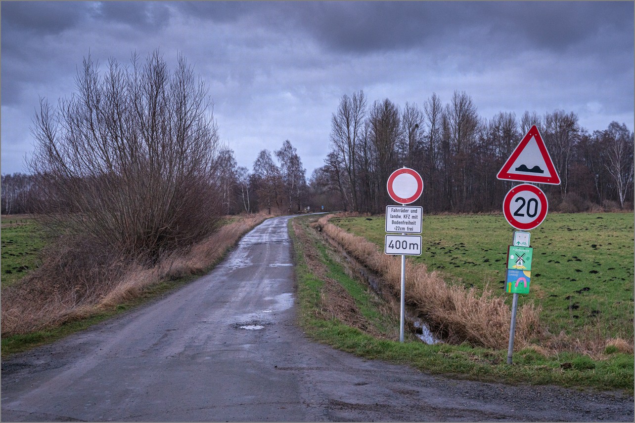 Durchfahrt Geestmoordamm Parkplatz P5.
