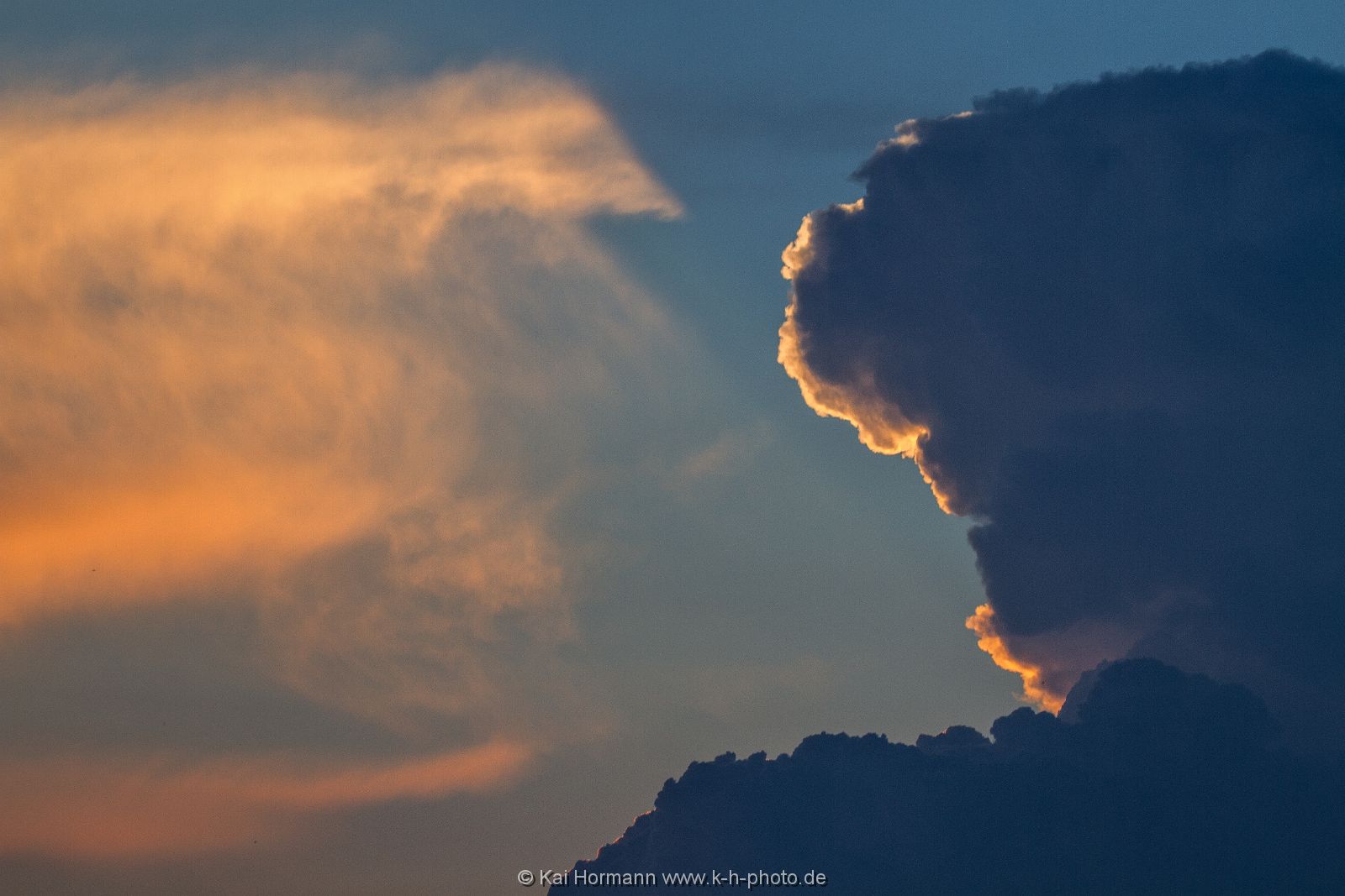 Wolkenbilder Licht und Wolkenlandschaften.