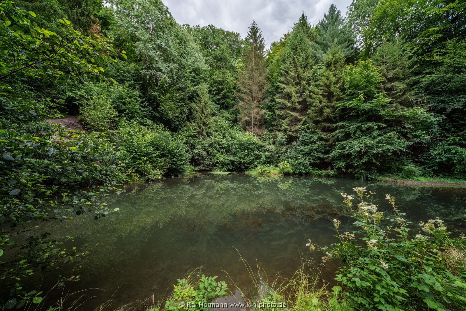 gruener-see Das Wiehengebirge.