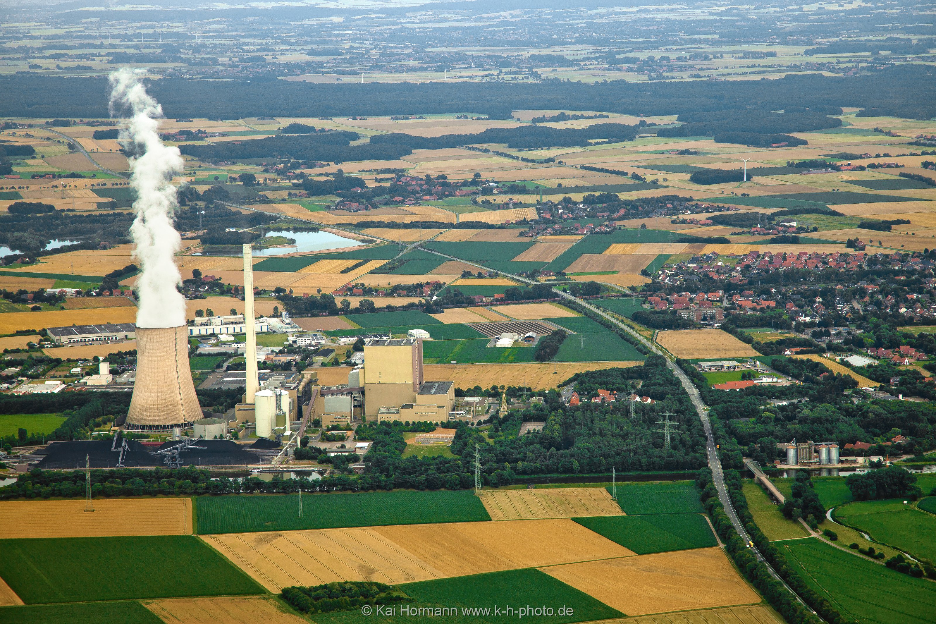 kraftwerk_lahde Kohlekraftwerk bei Lahde/Petershagen