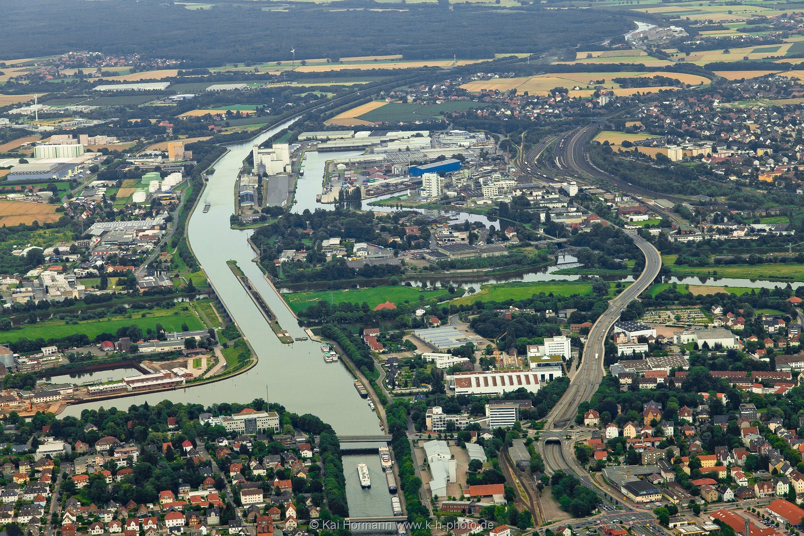wasserstrassenkreuz Wasserstraßenkreuz in Minden