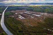 grosses-torfmoor-und-mittlelandkanal-2017 Großes Torfmoor und Mittelland Kanal aus westlicher Richtung.