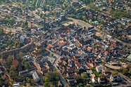 luebbecke-innenstadt-2018 Lübbecke Innenstadt aus süd- östlicher Richtung. April 2018.